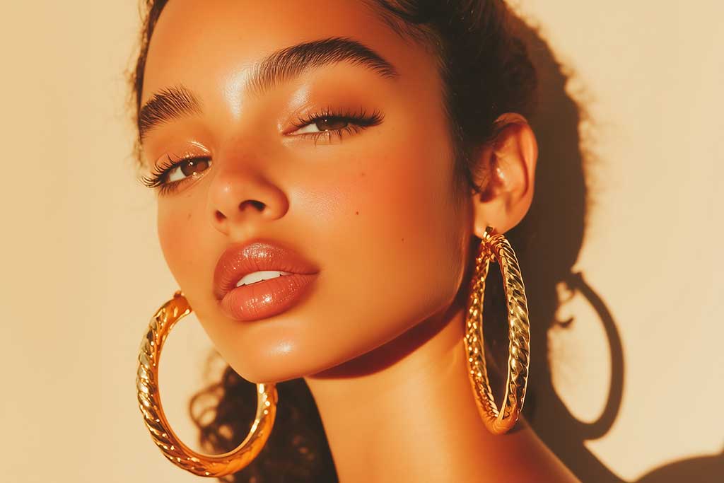 Chunky Hoop Earrings