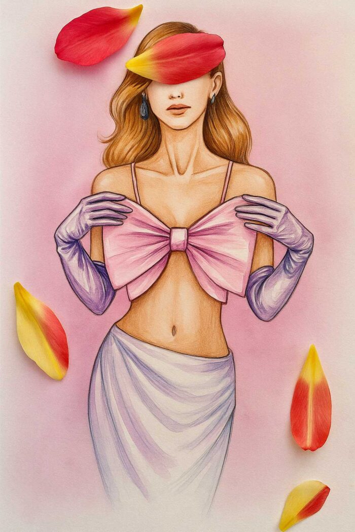 Petals & Poise – Fashion Illustration Print