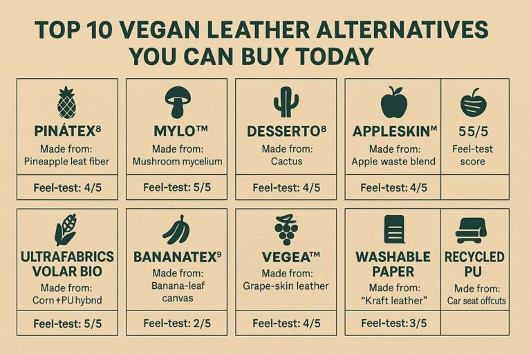 Vegan Leather Alternatives List