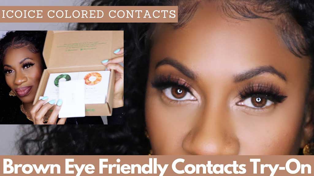 Wearing Colored Contact Lenses