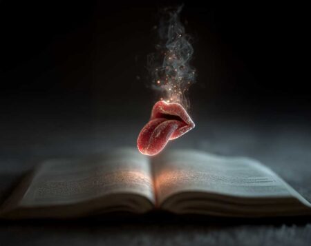 Magic Tongue Tattoo Flash