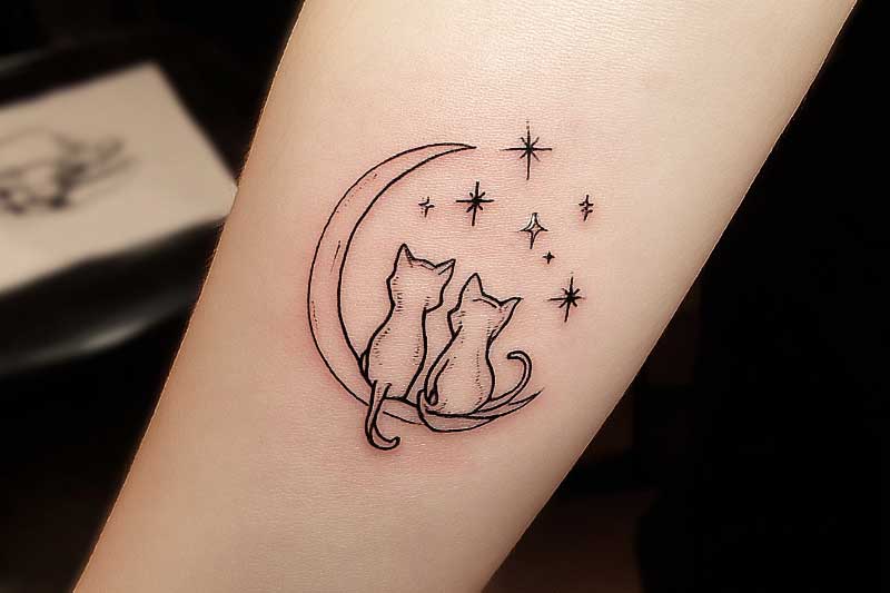 cat tattoo