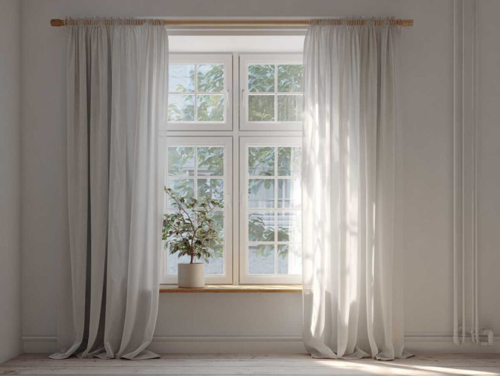 Command Hook Curtain Rod Hack, My No-Drill Method