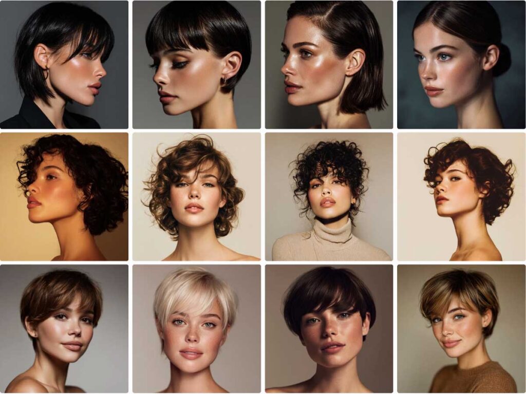 Bixie Haircut for Round Face, The Flattering Guide