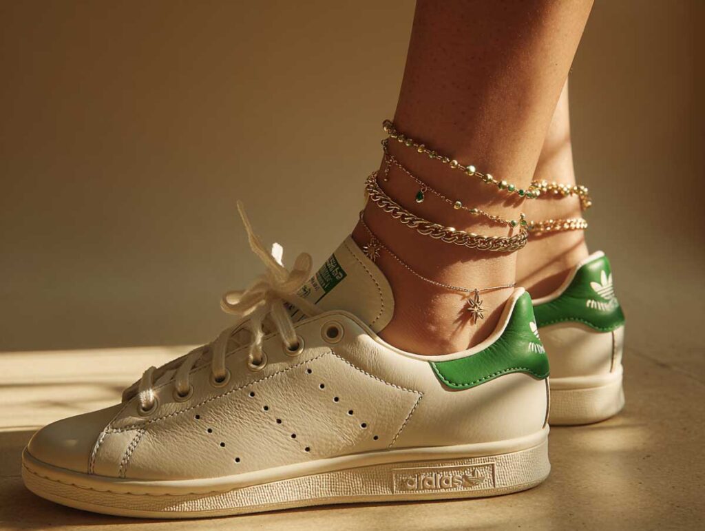 Can I wear anklets with sneakers?