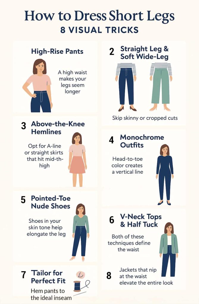 How to Dress Short Legs: short fat legs what to wear