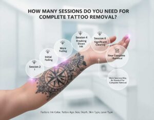 How Many Sessions Do You Need for Complete Tattoo Removal? How Many Sessions Do You Need for Complete Tattoo Removal