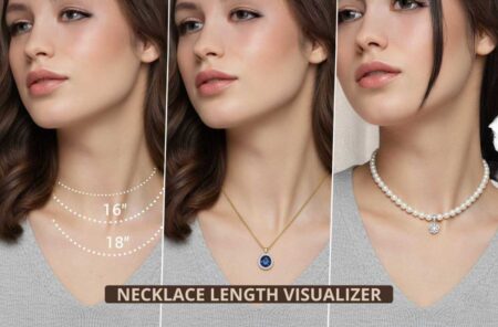 Necklace Length Visualizer, find your most flattering fit